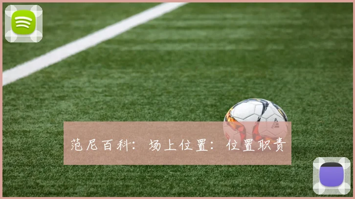 范尼百科：场上位置：位置职责