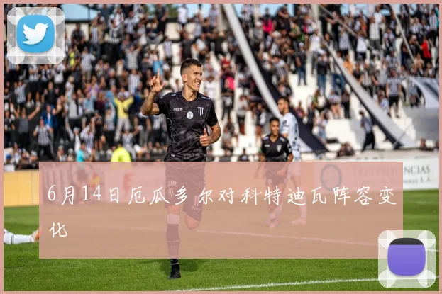 6月14日厄瓜多尔对科特迪瓦阵容变化